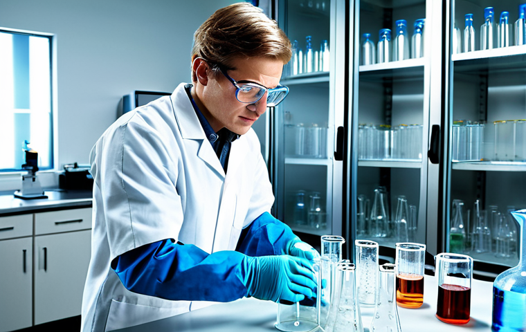 시험 장비의 안전 관리 - Electrical Safety**

"A well-organized laboratory featuring various electrical devices like centrifu...