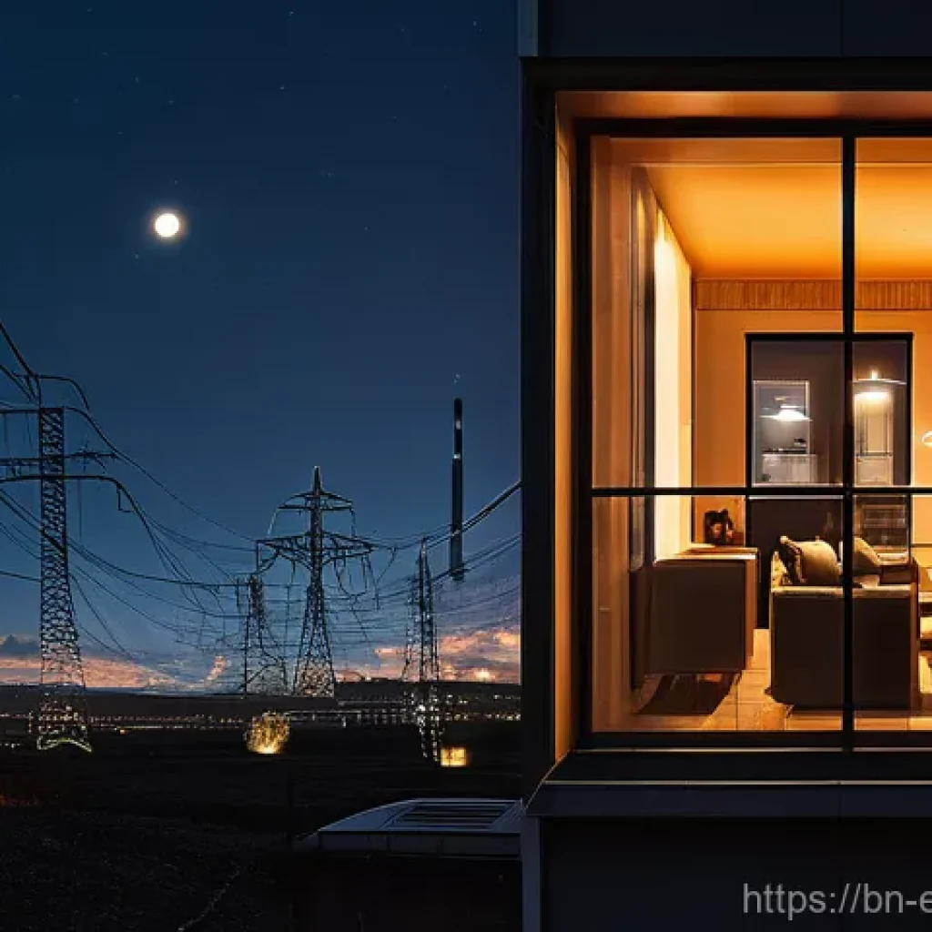 스마트 그리드 시스템 - **"Smart Grid Revolution: From Outdated to Optimized Power"**
    A split image vividly depicting th...
