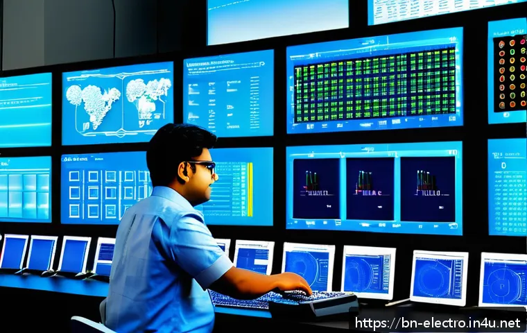 디지털 회로 기초 - A highly detailed digital illustration of a Bengali electronics engineer working at a modern worksta...